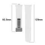 xDfind Flat Head Groove Folding Black Buckle Silicone Watch Band - Image 4