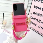 Integrated TPU Side Buckle Bracket Phone Case with Bracelet, For Xiaomi Mix Flip 2, For Xiaomi Mix Flip - Image 2