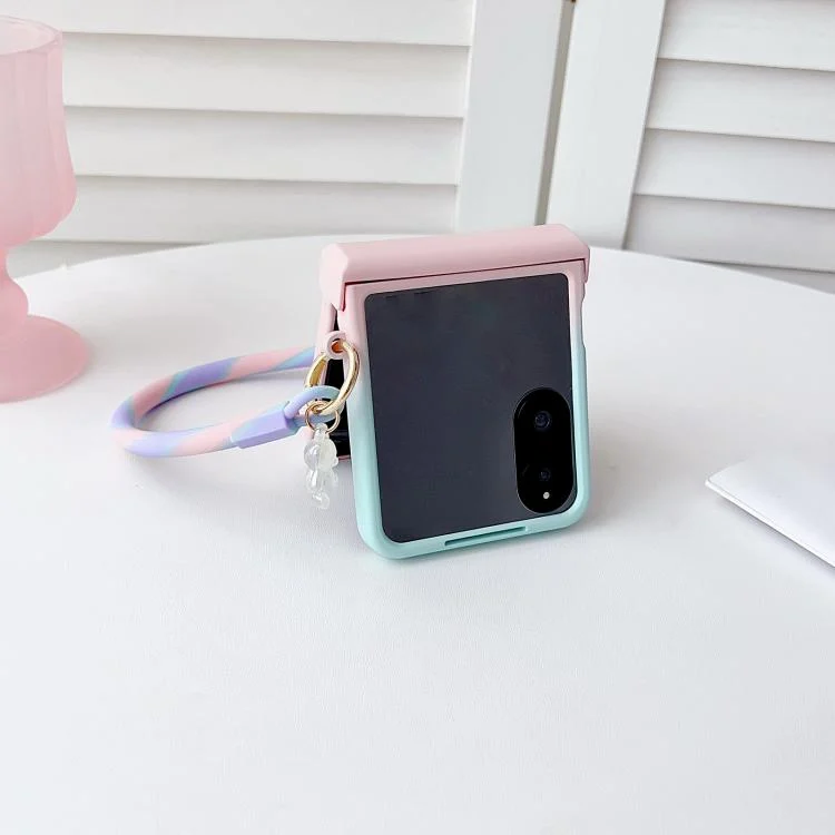 EDA008462901A_4.webp Integrated TPU Side Buckle Phone Case with Bracelet, For Xiaomi Mix Flip 2, For Xiaomi Mix Flip - Image 5