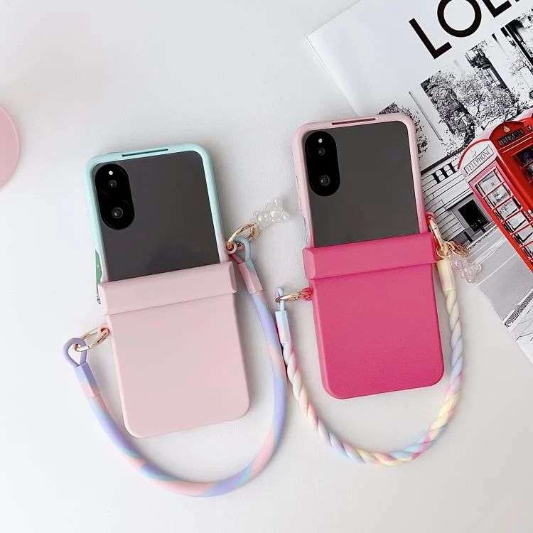 EDA008462901A_5.webp Integrated TPU Side Buckle Phone Case with Bracelet, For Xiaomi Mix Flip 2, For Xiaomi Mix Flip - Image 6
