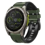 xDfind Leather Skin Silicone Quick Release Watch Band