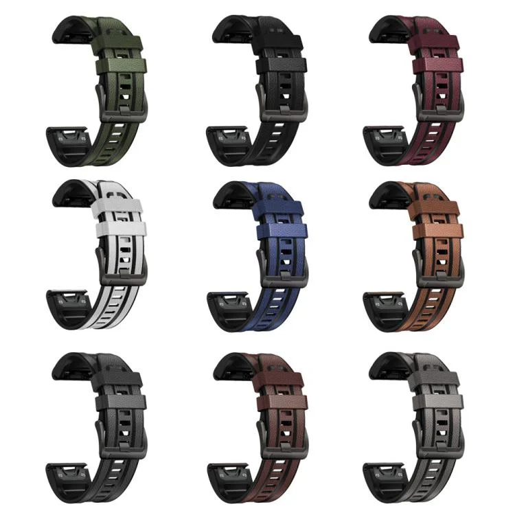 EDA0084684_B2.webp xDfind Leather Skin Silicone Quick Release Watch Band - Image 3