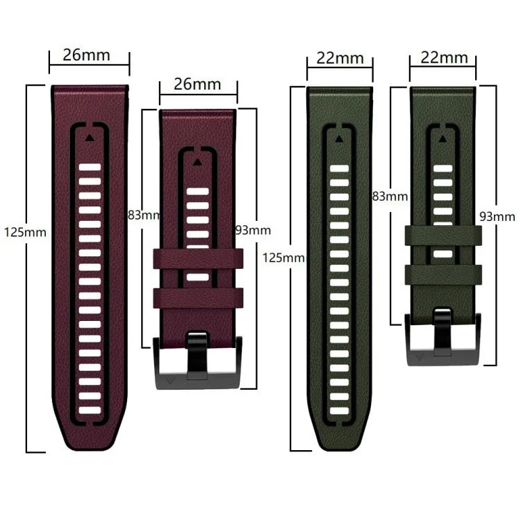 EDA0084684_B3.webp xDfind Leather Skin Silicone Quick Release Watch Band - Image 4