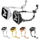 xDfind Twist Bracelet Diamond Metal Watch Band, For Apple Watch 42 / 44 / 45 / 46 / 49mm, For Apple Watch 38 / 40 / 41 / S10 42mm - Image 2