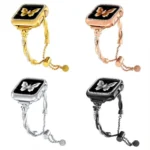 xDfind Twist Bracelet Diamond Metal Watch Band, For Apple Watch 42 / 44 / 45 / 46 / 49mm, For Apple Watch 38 / 40 / 41 / S10 42mm - Image 4