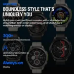 Zeblaze Vibe 8 Rugged Outdoor Smart Watch 1.43 inch Screen 5 ATM & IP69K Built-in Flashlight - Image 7