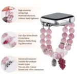 Cat Eyes Stone Beads Bracelet Watch Band, For Apple Watch 46mm / 49mm / 45mm / 44mm, For Apple Watch 42mm / 41mm / 40mm / 38mm - Image 3