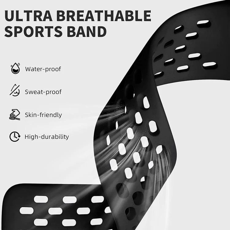 EDA0084762_B5.webp xDfind Hole Style Breathable Silicone Watch Band - Image 6