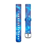 xDfind Silver Buckle Painting Silicone Watch Band For Fitbit Luxe - Image 8