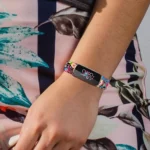 xDfind Silver Buckle Painting Silicone Watch Band For Fitbit Luxe - Image 6