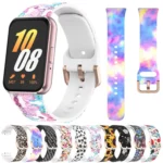 xDfind Gold Buckle Printed Silicone Watch Band - Image 2