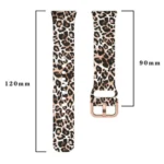 xDfind Gold Buckle Printed Silicone Watch Band - Image 4