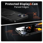 kalebol Metal 360 Degree Rotation Holder MagSafe Phone Case, For iPhone 14 Plus, For iPhone 14, For iPhone 14 Pro - Image 5