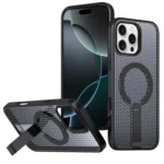kalebol Honeycomb Cooling MagSafe Holder Phone Case, For iPhone 16 Pro, For iPhone 16 Plus, For iPhone 16