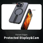 kalebol Honeycomb Cooling MagSafe Holder Phone Case, For iPhone 16 Pro, For iPhone 16 Plus, For iPhone 16 - Image 5