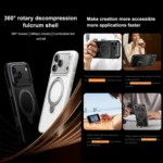 Gear-Style Stress Relief 360 Rotation Holder MagSafe Phone Case, For iPhone 14, For iPhone 14 Pro, For iPhone 14 Pro Max, For iPhone 13 Pro Max, For iPhone 13 Pro, For iPhone 13 - Image 5