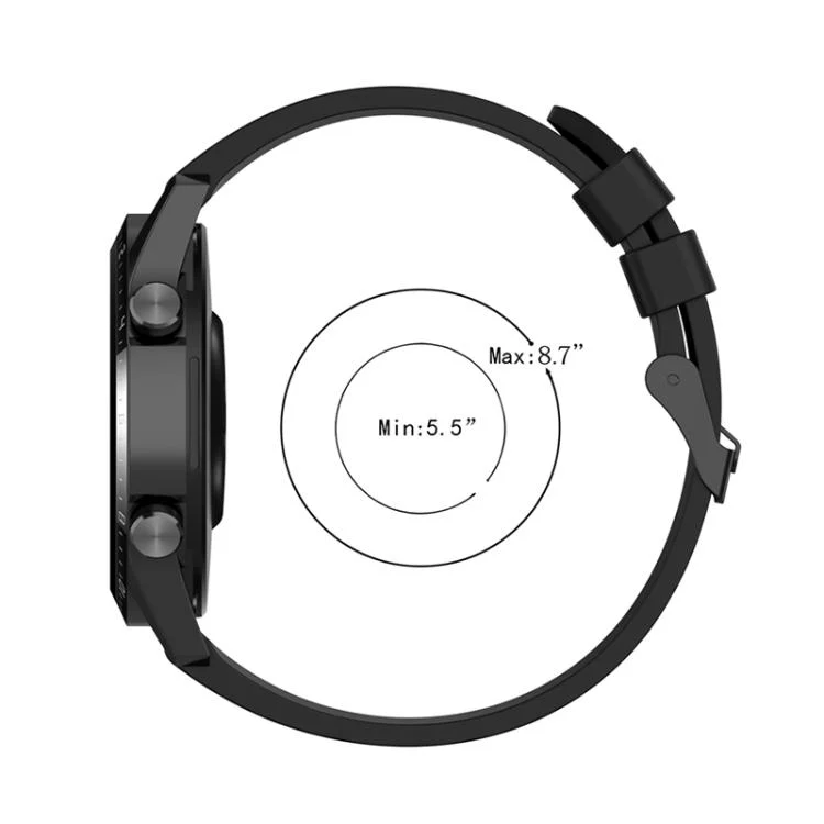 EDA0084827_B4.webp xDfind Silicone Black Buckle Watch Band - Image 5