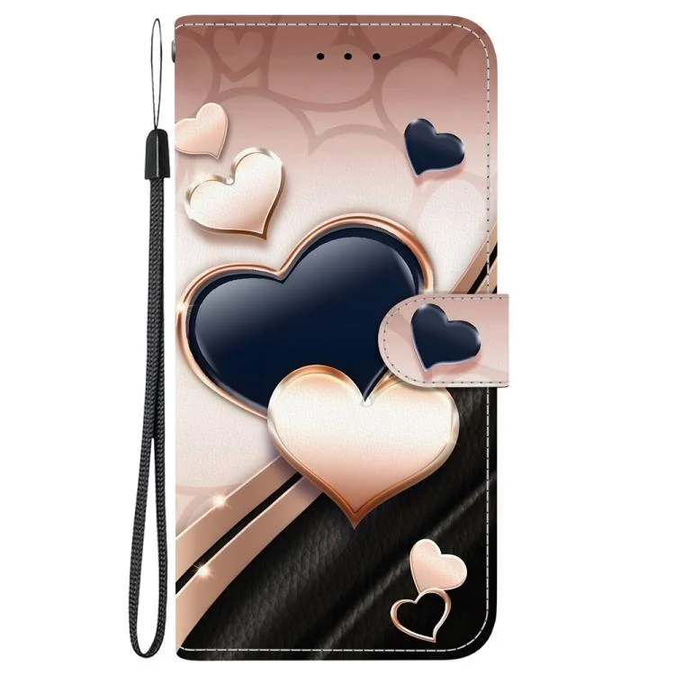 EDA008485205A_1.webp Crystal Texture Colored Drawing Leather Phone Case, For OPPO A79 5G Global, For OPPO A5x / A3x / A3 5G / 4G / A60 5G - Image 2