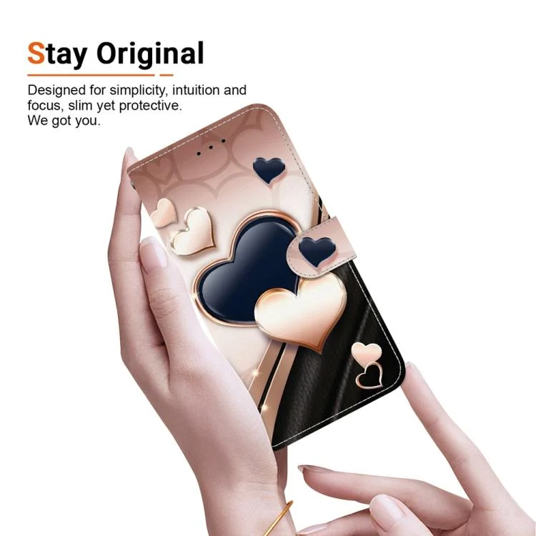 EDA008485205A_5.webp Crystal Texture Colored Drawing Leather Phone Case, For OPPO A79 5G Global, For OPPO A5x / A3x / A3 5G / 4G / A60 5G - Image 6