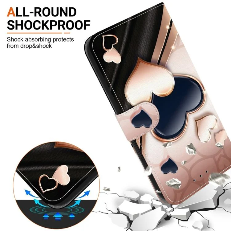 EDA008485205A_6.webp Crystal Texture Colored Drawing Leather Phone Case, For OPPO A79 5G Global, For OPPO A5x / A3x / A3 5G / 4G / A60 5G - Image 7