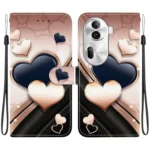 Crystal Texture Colored Drawing Leather Phone Case, For OPPO Reno11 Pro Global, For OPPO A38 / OPPO A18