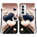 Crystal Texture Colored Drawing Leather Phone Case, For OPPO Reno12 Global, For OPPO A60 4G