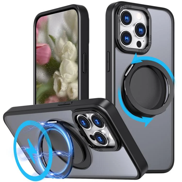 kalebol 360-degree Rotating MagSafe Magnetic Holder Phone Case, For iPhone 16 Pro, For iPhone 16 Pro Max
