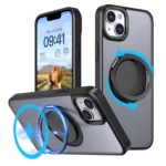kalebol 360-degree Rotating MagSafe Magnetic Holder Phone Case, For iPhone 13