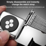 xDfind Seven Beads Buckle Stainless Steel Watch Band, For Apple Watch 42 / 44 / 45 / 46 / 49mm, For Apple Watch 38 / 40 / 41 / S10 42mm - Image 6