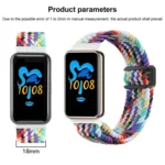 xDfind Magnetic Buckle Nylon Braid Watch Band - Image 4
