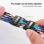 xDfind Magnetic Buckle Nylon Braid Watch Band - Image 7