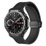 xDfind Crazy Horse Pattern Silicone Skin Magnetic Buckle Watch Band