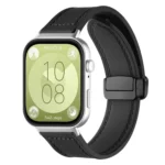xDfind Crazy Horse Pattern Silicone Skin Magnetic Buckle Watch Band