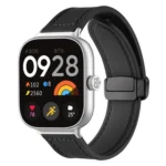 xDfind Crazy Horse Pattern Silicone Skin Magnetic Buckle Watch Band