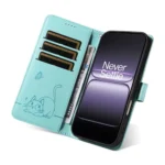 Adorable Cat Embossed Pattern Flip Leather Phone Case, For OnePlus ACE 5 Ultra, For OnePlus Nord CE5 - Image 5
