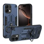 Double-Ring Holder PC Hybrid TPU Phone Case, For OPPO K13 / K12s, For OPPO Reno14 Pro 5G, For OPPO Reno14 5G
