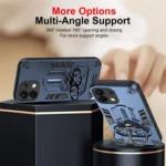 Double-Ring Holder PC Hybrid TPU Phone Case, For OPPO K13 / K12s, For OPPO Reno14 Pro 5G, For OPPO Reno14 5G - Image 4