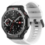 xDfind Solid Color Black Buckle Silicone Watch Band