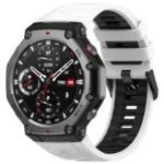 xDfind Two-color Black Buckle Silicone Watch Band