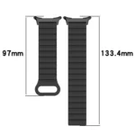 xDfind Loop Magnetic Glossy Silicone Watch Band - Image 4
