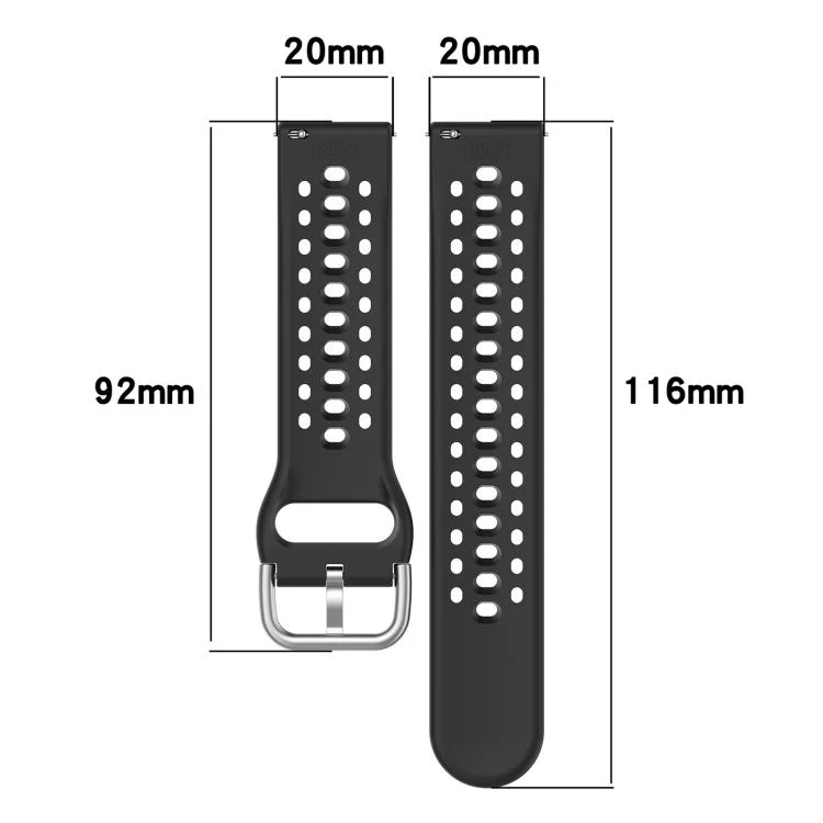 EDA0085079_B3.webp xDfind Silver Buckle Silicone Sport Watch Band - Image 4