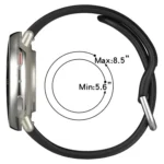 xDfind Silver Buckle Silicone Sport Watch Band - Image 5