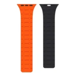xDfind Contrasting Colors Magnetic Silicone Watch Band, For Apple Watch 42 / 44 / 45 / 46 / 49mm, For Apple Watch 38 / 40 / 41 / S10 42mm - Image 14