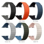 xDfind Contrasting Colors Magnetic Silicone Watch Band, For Apple Watch 42 / 44 / 45 / 46 / 49mm, For Apple Watch 38 / 40 / 41 / S10 42mm - Image 3
