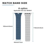 xDfind Contrasting Colors Magnetic Silicone Watch Band, For Apple Watch 42 / 44 / 45 / 46 / 49mm, For Apple Watch 38 / 40 / 41 / S10 42mm - Image 5