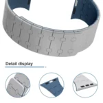 xDfind Contrasting Colors Magnetic Silicone Watch Band, For Apple Watch 42 / 44 / 45 / 46 / 49mm, For Apple Watch 38 / 40 / 41 / S10 42mm - Image 8