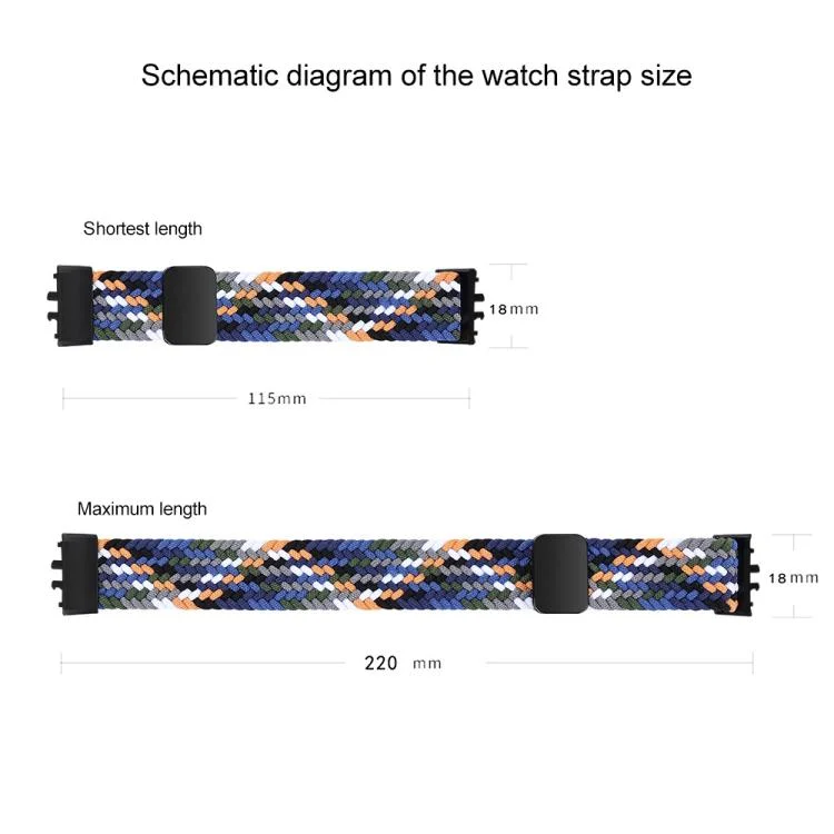 EDA0085213_B3.webp xDfind Magnetic Buckle Nylon Braided Watch Band - Image 4