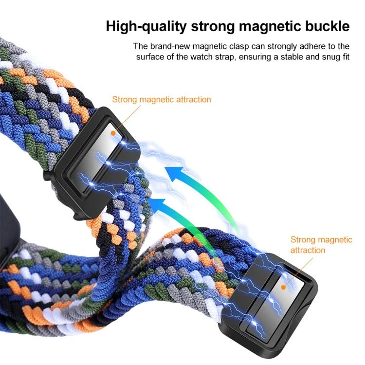 EDA0085213_B5.webp xDfind Magnetic Buckle Nylon Braided Watch Band - Image 6