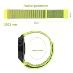 xDfind Wave Texture Nylon Hook and Loop Fastener Watch Band - Image 3