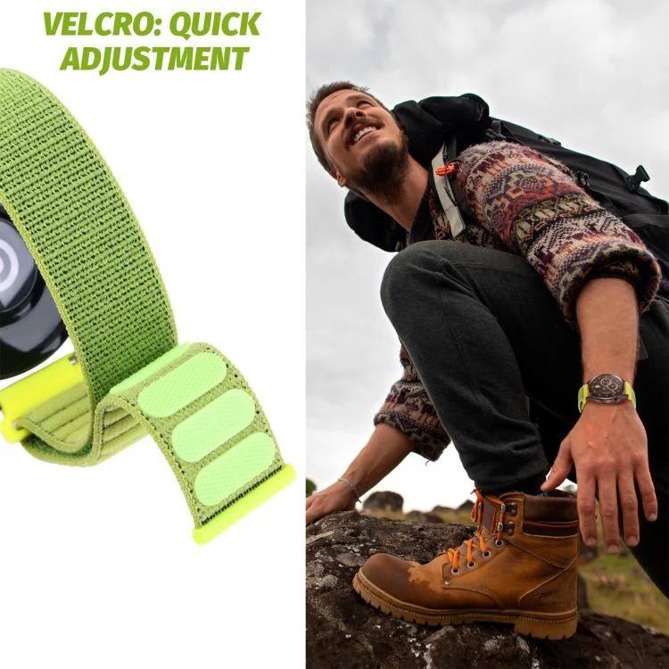EDA0085217_B3.webp xDfind Wave Texture Nylon Hook and Loop Fastener Watch Band - Image 4